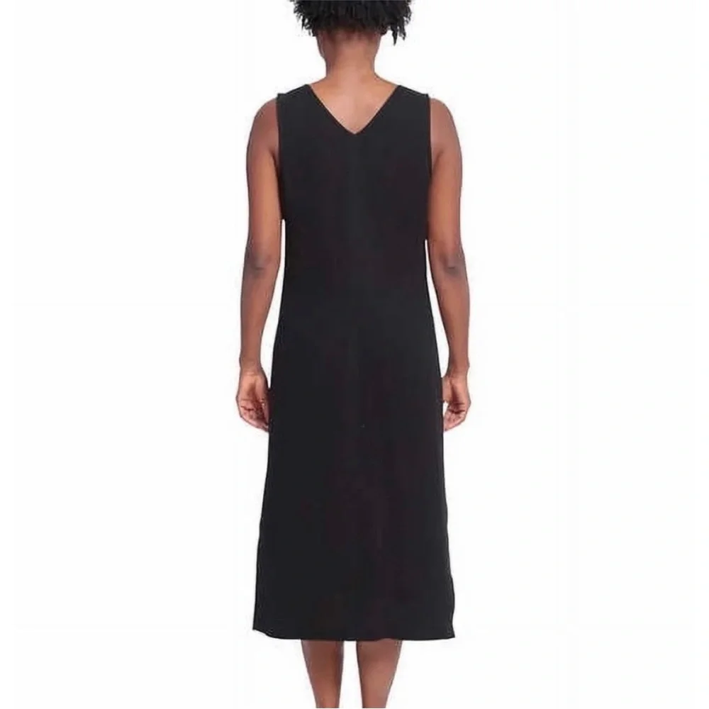Briggs Dress XL Black Sleeveless V-Neck - Picture 2 of 4